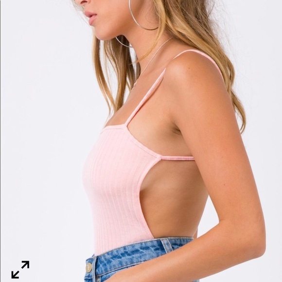 Motel Ribbed Bodysuit - Picture 2 of 5